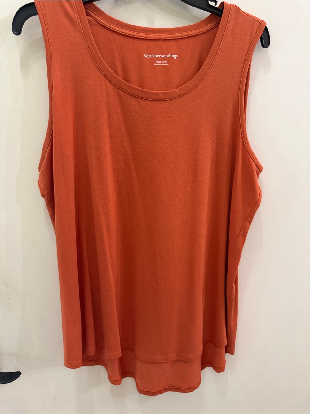 Soft Surroundings Sleeveless Tank Top in Rust